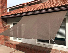 Rete ombreggiante Schermo per La Privacy della Terrazza del Balcone con Gommini, Marrone Telo Parasole per Giardino/Pianta/Serra, Crittografia per Servizio Pesante (Size : 4×6m)
