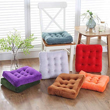 XHNXHN - Cuscino quadrato per sedia, imbottito, per interni ed esterni (sedia non inclusa) - marrone chiaro 40 x 40 cm