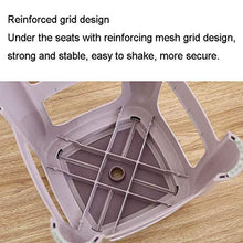YUDIAN Sgabello in plastica Sgabello Piccolo Ispessito Sgabello da Bagno Moda Sgabello per Scarpe per Uso Domestico Sgabello Basso Sgabello per Sgabello Quadrato Antiscivolo per Adulti (Colore: D)