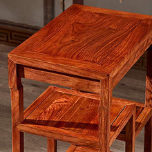 DGHJK Mobili per la casa, Tavolino in Palissandro Cinese Soggiorno Tavolino da tè Armadietto Laterale in Legno massello Tavolino da caffè Scaffale in Multistrato Camera da Letto Comodino