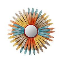 Specchio Wall Hanging Crisantemo Ferro Battuto Specchio Decorativo Specchio Appeso da Camino Living Room Porch Z1111