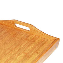 jiaju Tavoli da Picnic Tavolo Pieghevole, Portatile Bamboo Letto Letto Vassoio per Laptop Desk Desk tè Tavolo da Portata Tavolo Pieghevole Gambe per Laptop