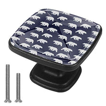 Modello orso bianco 4 PCS Pomelli per Porta, Pomolo per Mobile, Pomelli per Mobili con Viti, Maniglia per Armadietto, Pomelli per Porta, Pomelli per Cassetti per Porta, Armadio, Cassetto e Credenza