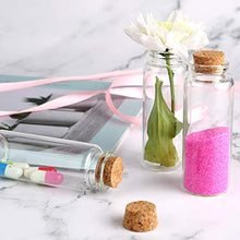 6 barattoli da 40 ml con coperchi in sughero, bottiglie per liquidi, piccoli barattoli artigianali.