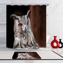 LIYAN Combinazione Bagno. Immagini Chiare E Colori Vivaci Rendono Il Tuo Bagno Pieno di Vita. Accessori da Bagno. Animali Selvaggi. Gufo.
