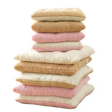 HYLX Cuscino Sedile, Cuscino Sedia, Cuscino Sgabello Rotondo, Cuscino Sedia Floreale Antiscivolo in Cotone Spesso, per Giardino, terrazza Esterna