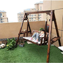 DGHJK Altalena da Giardino per 2 Persone Mobili da Esterno Altalena da Patio Sedia da Esterno per Esterni Sedia a Dondolo per Esterni Panca Adatta per Patio, Giardino, Bordo Piscina, Balcone