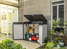 Keter Porta Attrezzi da Esterno Elite Store in Duotech con Pavimento Incluso, 140 x 82 x 124 cm
