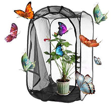 Insect Habitat Gabbia Insetti Caterpillar Casa netto insetto gabbia della maglia del terrario per flusso d'aria Pop Up Kit insetto