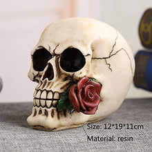 Ornamenti di Halloween Roses Bocca di Teschio Rose Pungenti Modello Resina Skull Bar Puntelli Horror Creativi Skull