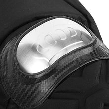Qiilu Ginocchiera, 2 pezzi Ginocchiera in acciaio inossidabile Protezione per ginocchia regolabile Protezione per sport all'aria aperta per motociclismo