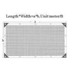 CYY 95% Resistente Ai Raggi UV Rete Ombreggiante con Occhiello,7x26ft/2x8m Rettangolare Verde Telo Ombra Isolamento Termico,per Serra Pergolato Balcone