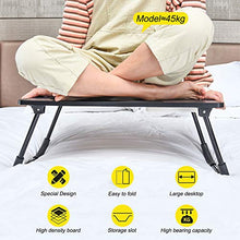 Robasiom Tavolino Vassoio da Letto laptop pieghevole Tavolo da scrivania per mangiare, studiare sul letto / divano / divano / pavimento