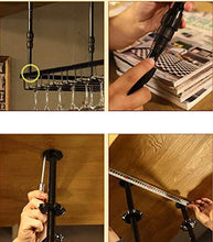 DJSMjbj Wine Rack Wine Glass Rack Supporto di Vetro Vino mensola di Vetro di Vino Rack Facile da installare Ripiani Decke (Size : L90*w35cm)