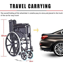 Sedia A Rotelle Semovente, Dispositivo di Mobilità Leggero per Utenti Anziani, Portatori di Handicap E Disabili, Sedia A Rotelle Portatile per Indipendenza O comodità del Custode A