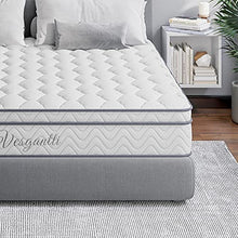 Vesgantti Materasso Una Piazza e Mezza, Materasso 120X190, H26cm Materasso a Molle Indipendenti Insacchettate & Schiuma Traspirante, Design Ergonomico 7 Zone Differenziate, Medio Rigido Bianco