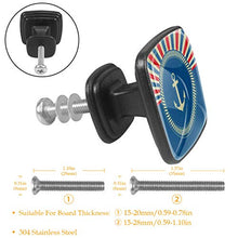 dgg release Pomelli per Porta Set di 4 Pomelli per Mobili Manopole per Cassetti Cucina Armadio Vetro
