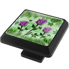 Rosa viola 3 PCS Pomelli per Porta, Pomolo per Mobile, Pomelli per Mobili con Viti, Maniglia per Armadietto, Pomelli per Porta, Pomelli per Cassetti per Porta, Armadio, Cassetto e Credenza