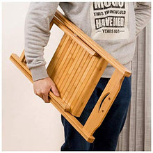 UNU_YAN Sedia Pieghevole Portatile, NAN Materiale di bambù con Schienale Antiscivolo Mat Pieghevole Risparmiare Spazio, Moderni Sedie da Pranzo (Color : 64.5cm)