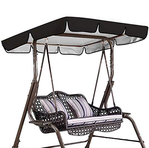 SXMY Copertura Tetto Dondolo Impermeabile Tettuccio di Ricambio Universale per Dondolo da Giardino, Copertura per Soffitto Battente Cortile Esterno,004,164 * 114 * 15cm