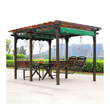 HLZY Gazebo da Giardino Gazebo for Patios, Esterna Padiglione Villa Cortile Garden Gazebo in Legno Rack UVA, con Swing Sedia e scrivania for Giardino, Patio, Prati, Le Parti Tettoia da Esterno