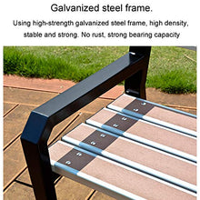 Panche Da Giardino Per Esterni, Panchine Per Il Tempo Libero In Legno Di Plastica Con Schienali E Braccioli, Panchine Per Esterni Per Mobili Da Giardino, Panchine Per Balcone Con Gambe In Metallo