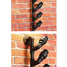 FAFZ Portavini Portabottiglie Industriale da Parete, Espositore Portabottiglie 6 Bottiglie, Utilizzato in Bar, Cucine, Ristoranti