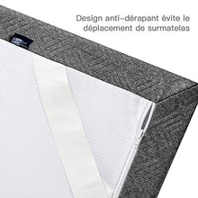 BedStory Topper Matrimoniale in Memory Foam da 7.5cm, 160x200, Materasso Topper con infuso di Carbone di Bambù, Coprimaterasso con rivestimento rimovibile e lavabile, Correttore Materasso antiacaro