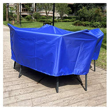 APOE Copertura per Mobili da Giardino, Copritavolo Esterno Impermeabile Rettangolare, Panno Oxford Antivento/UV per Proteggi Tavolo e Sedie da Esterni, Grigio