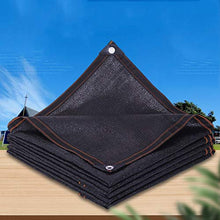 DANDAN Parasole Crittografia Della Rete Ispessimento Ombreggiatura Bordo Del Bordo Perforazione Balcone Schermatura Solare / Tetto Rete Isolante / Ombra Succulenta Rete 8 Pin Nero ( Size : 2*4m )