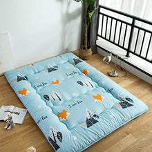 LXSHMF Spesso Futon Pavimento Materassi,Morbido Portatile Materasso Doppia Singolo Giapponese Futon,Giapponese Tatami Materasso da Terra Pieghevole Materasso