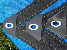JMYSD Rete ombreggiante Parasole in Tessuto con Protezione UV per Giardino, Recinzione da Giardino, Balcone, Protezione dal Vento, ombreggiatoio, Rete per Serre, Tessuto 8 Pin Blu