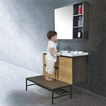 GFBVC Mobile Lavabo Mobile da Bagno in Legno Multistrato in Legno per Pavimenti in Legno Semplice Toilette Combinazione lavabo Facile da Pulire (Color : Brown, Size : 47x102x87cm)