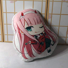 XKMY Cuscino Giocattolo Anime 02 ZERO DUE Breve Peluche Farcito Carino Bambola Doppia Faccia Federa 42 cm Per Regalo cuscino