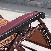 Heavy Duty Textoline Zero Gravity Relaxer sedia da giardino all'aperto sdraio pieghevole sedia sdraio sdraio sdraio sdraio sdraio (dimensioni: versione aumentante) versione aumentante