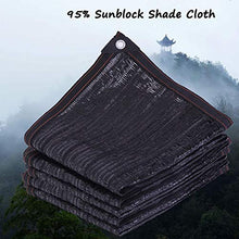 Rete ombreggiante 95% Sun-Block Paralume in Tessuto per Copertura di Piante, Canile, Copertura Pergola, Nero (Dimensioni : 2x4M)