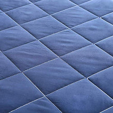 Morbido Doppia Giapponese Sleeping Pad Spessore 7cm per Dormitorio per Studenti,Spesso Pieghevole Materasso Futon,Traspirante Materasso Tatami Blu 100x200cm(39x79inch)