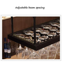 HJ-Golf Rack per armadietti per stoccaggio per Goblet Porta Bicchiere Calice Sospensione Bicchiere da Vino Portapiatti da Appendere for Vino Staffa di Ferro per Bottiglie di Vino per Vino