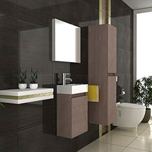 Bagno mobili/base & Water & su armadio & specchio/colore: marrone