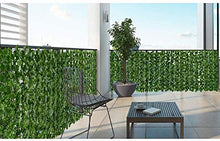 YUXO Artificiale Siepe Finta Foglia Edera Recinzione per la Privacy della Parete della pianta Artificiale Recinzione Decorativa per Balcone Denso e Traspirante Antivento Privacy