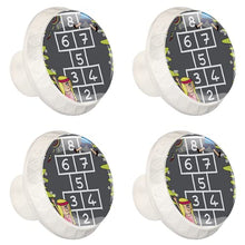 Maniglie per cassetti Manopole per cassetti Manopole rotonde Confezione da 4 per armadietto, cassetti, cassettiere, cassettiere ecc - Campo di gioco della campana