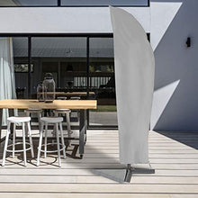 JULYKAI Copertura per ombrellone, Resistenti ombrelloni Impermeabili Oxford, Copertura per ombrellone da Giardino, Regolabile per Esterni per la casa(Gray)