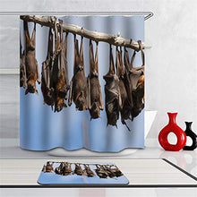 LIYAN Combinazione Bagno. Immagini Chiare E Colori Vivaci Rendono Il Tuo Bagno Pieno di Vita. Accessori da Bagno. Pipistrelli sul Tronco.
