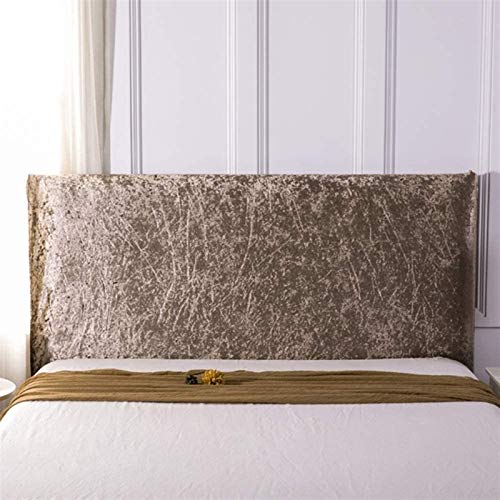 YYQQ Copertura per Testiera per Letto Copri Testata Letto,Protezione Elastica A Tinta Unita,Peluche Addensare Elastico all-Inclusive Coperchio per Decorazione Camera Letto Copritestata