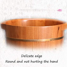 Vasca Per Pediluvio, Vasca Per I Piedi In Legno Massaggio Per La Salute Vasca Per I Piedi Che Aumenta In Modo Durevole Idromassaggio Massaggio Plantare Spa Sauna Bagno (colore : Oak 300mm)