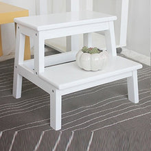 WGFGXQ Scaletta scaletta Scaletta Scaletta in Legno massello Scarpa Scaletta Sgabello per Bambini a casa Sgabello a Gradino Adulto Sgabello Mazar 6 Colori Opzionale 35 * 39,5 cm Sgabello a Gradino