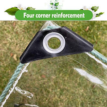 Telo MYAN Impermeabile, Telone Protezione per Esterno Antipolvere Antipioggia Tarp, All'aperto Balcone Le Tende con Occhielli, Baldacchino Film per Copertura Vegetale