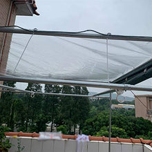 YJFENG Copertura in Tela Cerata Trasparente Impermeabile, All'aperto Robusto Pannello per Tende, con Angoli Rinforzati, A Prova di Vento A Prova di Polvere Antipioggia per Giardino