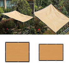 BYWWANG Resistente Protezione Solare Traspirante Retina per Ombra, Protezione Solare Esterna per Balcone da Giardino Beige