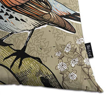 Elsaone Due Fodere per Cuscini per Uccelli e Piante Selvatiche per la casa, Interno, Confortevole, Comodo Cuscino, Dimensioni Standard 18 x 18 Pollici, 45 x 45 cm